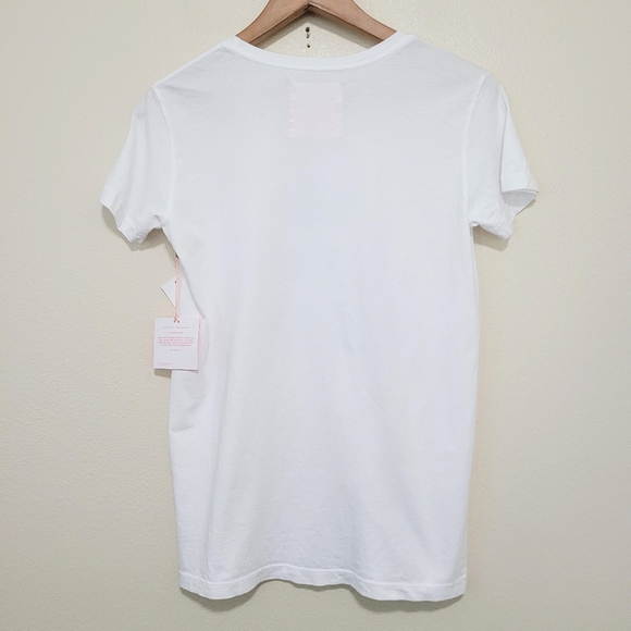 Ban.do white graphic shirt XS - Picture 3 of 5